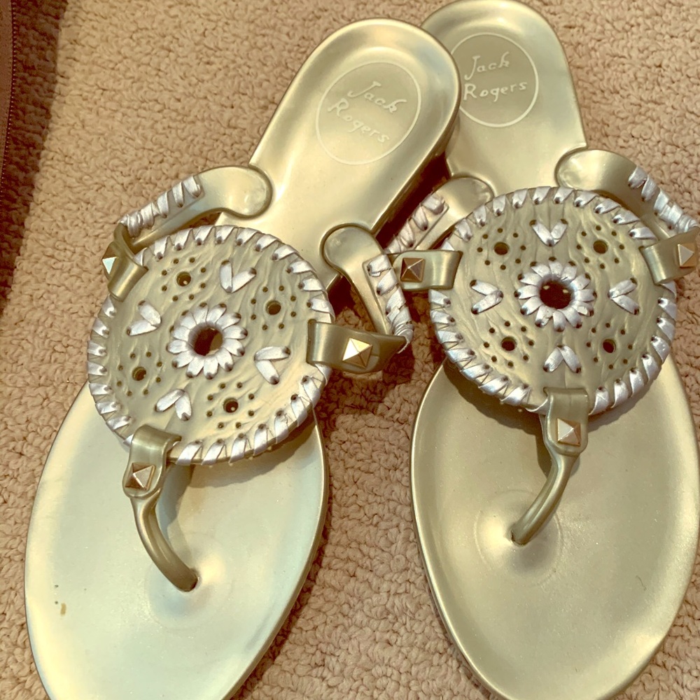 Jack Rogers jelly sandals